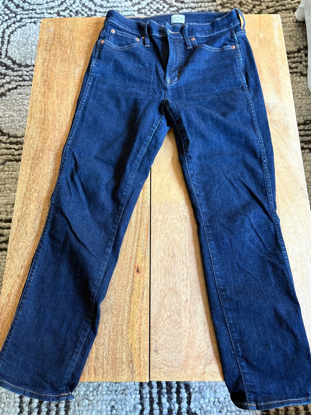 Women’s j. Crew Dark Blue Straight-Leg Jeans size 28